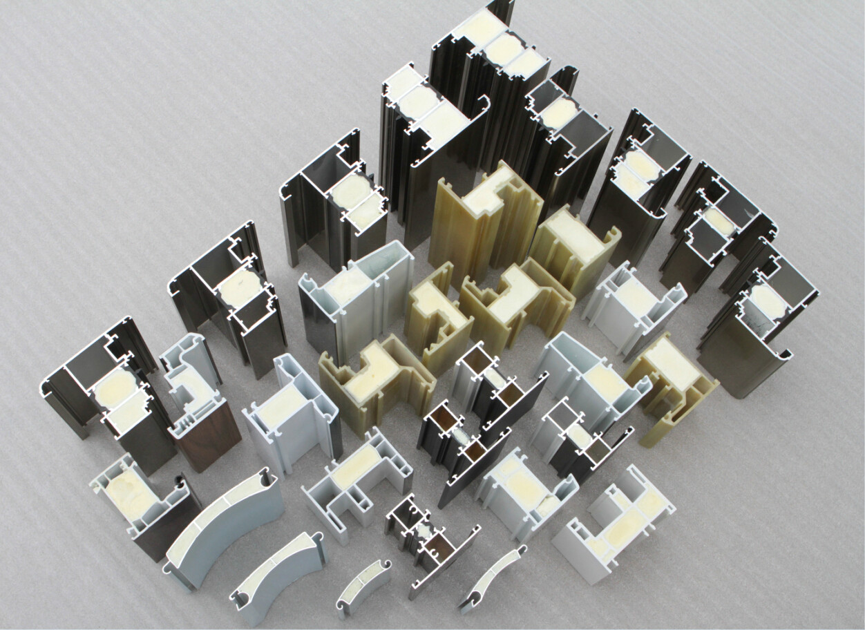 Thermal break insulating profile Thermal break insulating profile